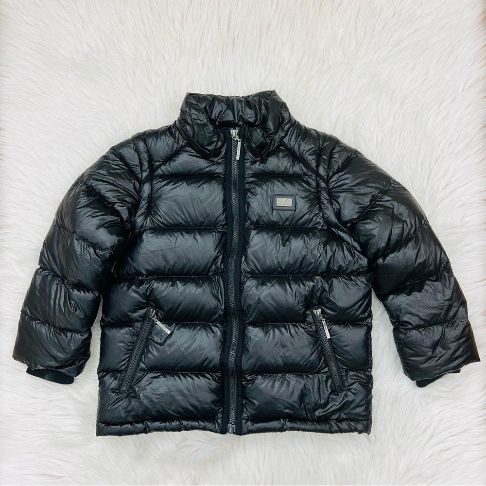 Nicholas&Bears Black 90%Duck Down 10%Feathers Filled Detachable Sleeves Jacket